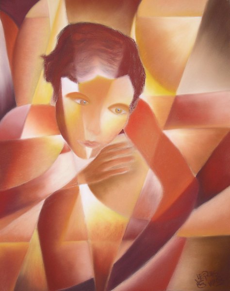 054 Sur le Banc.jpg - Sur le  (50x65 cm)